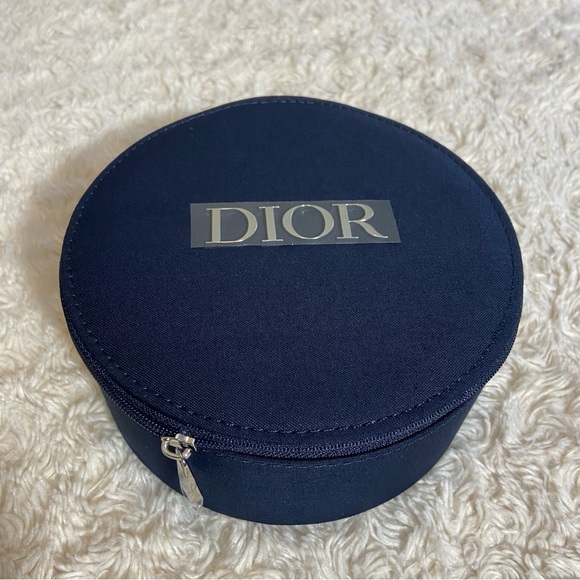NEW Dior Beauty Vanity Zip Case Navy Blue with Mirror New in Package Gift - Picture 2 of 9